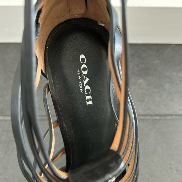 Coach strap heels 39 - Picture 4 of 4
